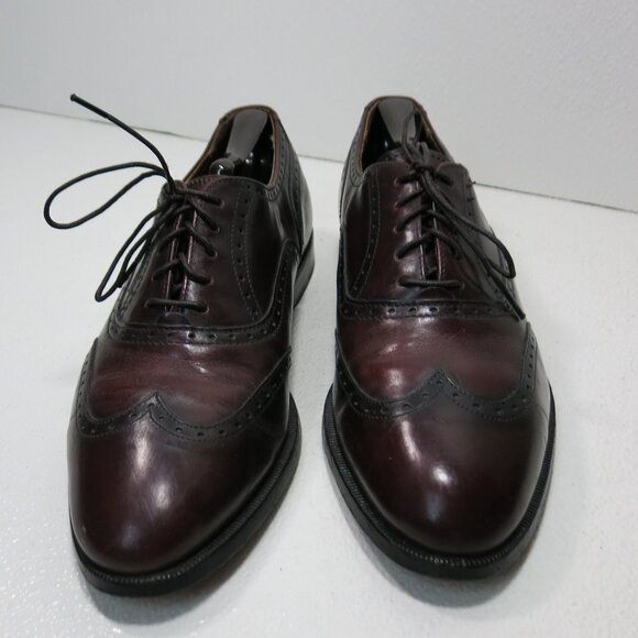 Cole Haan Brogue Leather Men's Dress Wingtip Oxfords Formal Footwear USA 10 D - Picture 5 of 7